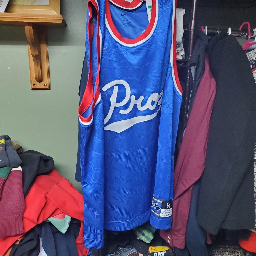 Nike Penny Hardaway And Lil Penny Basketball Jersey Team Pros Number On Back 1/